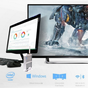 Win 10 Linux Micro <strong>Desktop</strong> Pc <strong>Computer</strong> Hardware Core I3 7167U Mini Fanless Office PC with VGA USB <strong>WIFI</strong> - Product Image 6