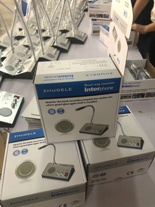 ZHUDELEZDL9908バスステーションチケットオフィスWindlowパブリックインターホンシステムウィンドウ銀行用双方向インターホン - Product Image 4