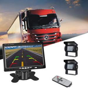 7 &quot;bus Truck Reversing Image Traffic Recorder Anti-collision Monitor Aviation Head Four Core Camera - Product Image 3