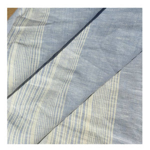 Trước khi rửa sạch 280cm sợi nhuộm sọc 100% Pháp tinh khiết lanh thiên nhiên rộng vải lanh cho bộ đồ giường Khăn trải bàn - Product Image 2