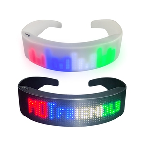 ที่คาดผม LED เรืองแสงปรับได้อุปกรณ์ประกอบฉากเทศกาลปาร์ตี้คอนเสิร์ตเรืองแสงที่คาดผมสีสันสดใสรองรับรูปแบบ DIY ข้อความตัวเลขสั่งทำได้ - Product Image 6