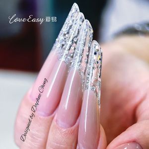 Yapı jel tırnak çift formu özel özel etiket jel X tırnak ipuçları akrilik çift formu akrilik tırnak ipuçları - Product Image 4