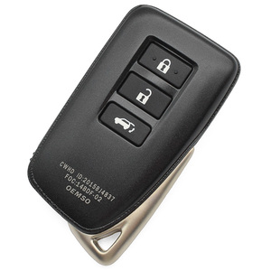 Akıllı araba anahtarı kabuk 3 düğmeler küçük itmeli anahtar l-exus NX GS RX ile uyumlu ES GX LX RC 200 250 350 LS 450H 300H modelleri - Product Image 4