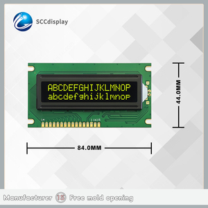 JXD1602C VA giallo negativo COB LCD 1602 industriale schermo di controllo modulo Display a doppia fila carattere utile per - Product Image 3