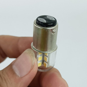 ไฟเตือนสัญญาณไฟ LED R10W R5W G18ไฟเตือน DC6-28V 10-36V 10 -- 48V 1156หลอดไฟรถยนต์ LED BA15S BA15D BAY15D จักรเย็บผ้าไฟ LED