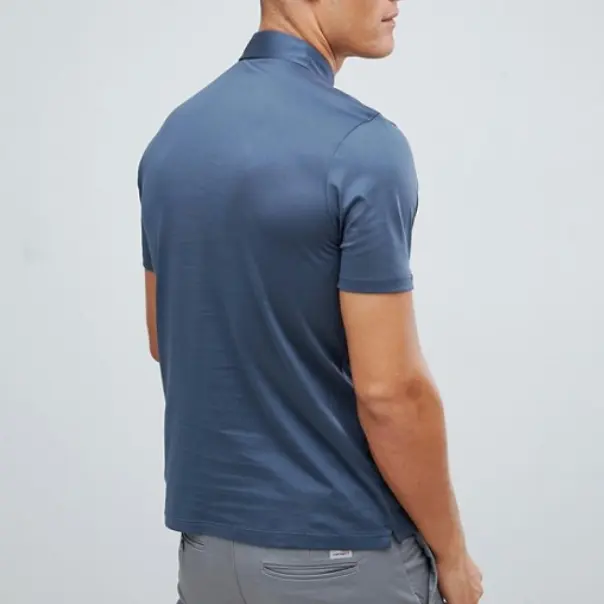 Polo de Golf para hombre, Camisa de algodón mercerizada con logotipo personalizado, de alta calidad, venta al por mayor