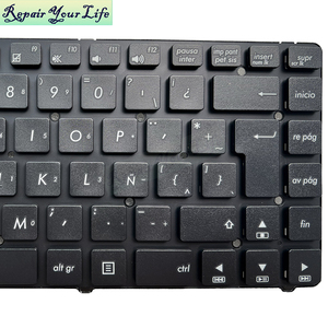 La Bàn Phím Máy Tính Xách Tay tiếng Tây Ban Nha SP cho <span class=keywords><strong>Asus</strong></span> <span class=keywords><strong>K45</strong></span> K45A K45VD K45VJ K45VM K45VS A45 A85 A85V R400 A45VM r400v p45va 0knb0-4141la00 - Product Image 4