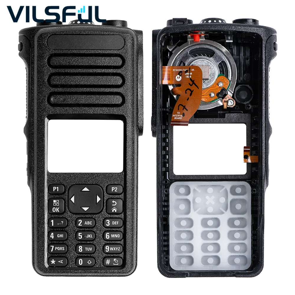 Case Casing Rumahan Depan untuk XiR P8668i P8660i DP4800E DP4801E XPR7580E XPR7550E DGP8550E Radio Dua Arah