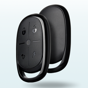 4 Tasten beleuchtete fernbedienung kabellos Kopieren Code 433 MHz Fernbedienung universelle Fernbedienung für Smart Home - Product Image 1