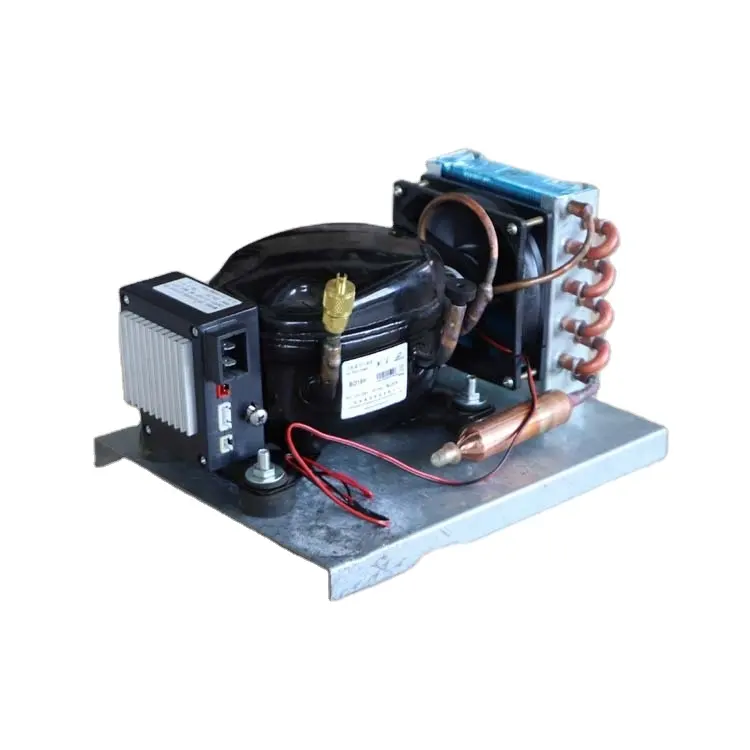 BD15HC mini condensing unit of DC compressor micro refrigeration unit air-cooled refrigerator unit R134a12V24V