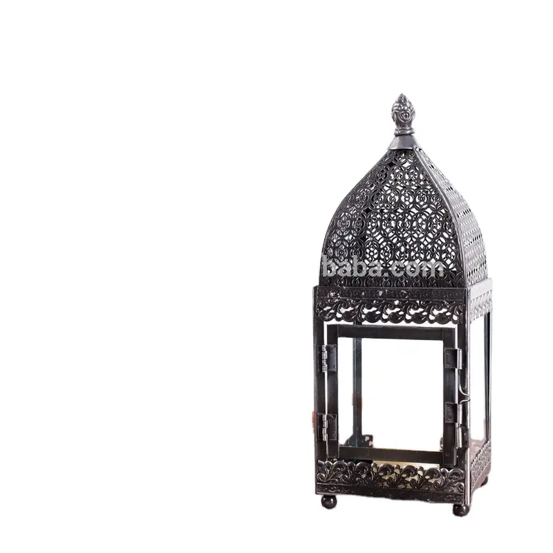 Candelabro decorativo de metal marroquí, faroles de metal, gran oferta, personalizado
