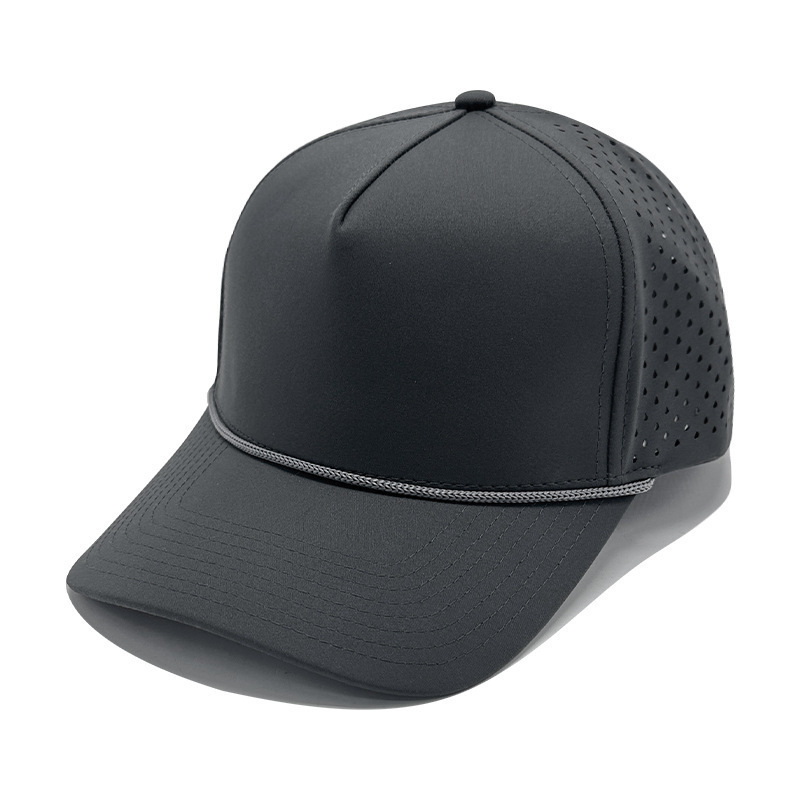 Dark gray-high quality quick-dry baseball cap
