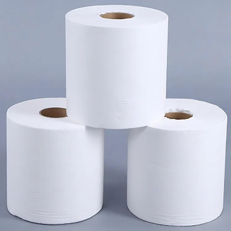 Disposable Lint Free Cleaning Wipe For Industry Dry Heavy Duty Cleaning Roll PP+ woodpulp Non-woven Wiper