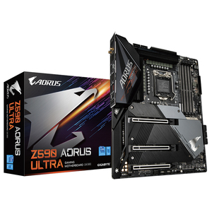 GIGABYTE Z590 AORUS ULTRA Motherboard Support Dual Channel Non-ECC Unbuffered DDR4 4 DIMMs Memory - Product Image 1