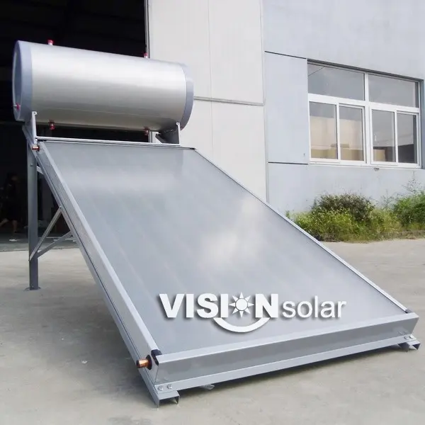 Compact Pressurized Flat Plate Thermosiphon Solar Water Heater