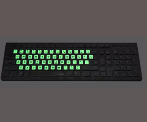 Pegatina de teclado de idioma personalizado, decoración artesanal, piel de llave, árabe, español, francés, ruso, reconocimiento de letras - Product Image 6