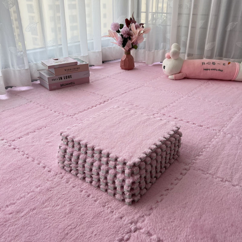 All pink-with edge trim
