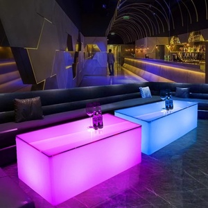 Hiện Đại Tối Giản Phong Cách Thanh Bảng 16056 Màu Xanh Lá Cây Thiết Kế Hình Chữ Nhật LED Ánh Sáng <span class=keywords><strong>Cube</strong></span> Phân Phòng Riêng Bàn Cà Phê Xúc Xắc Cốc - Product Image 4