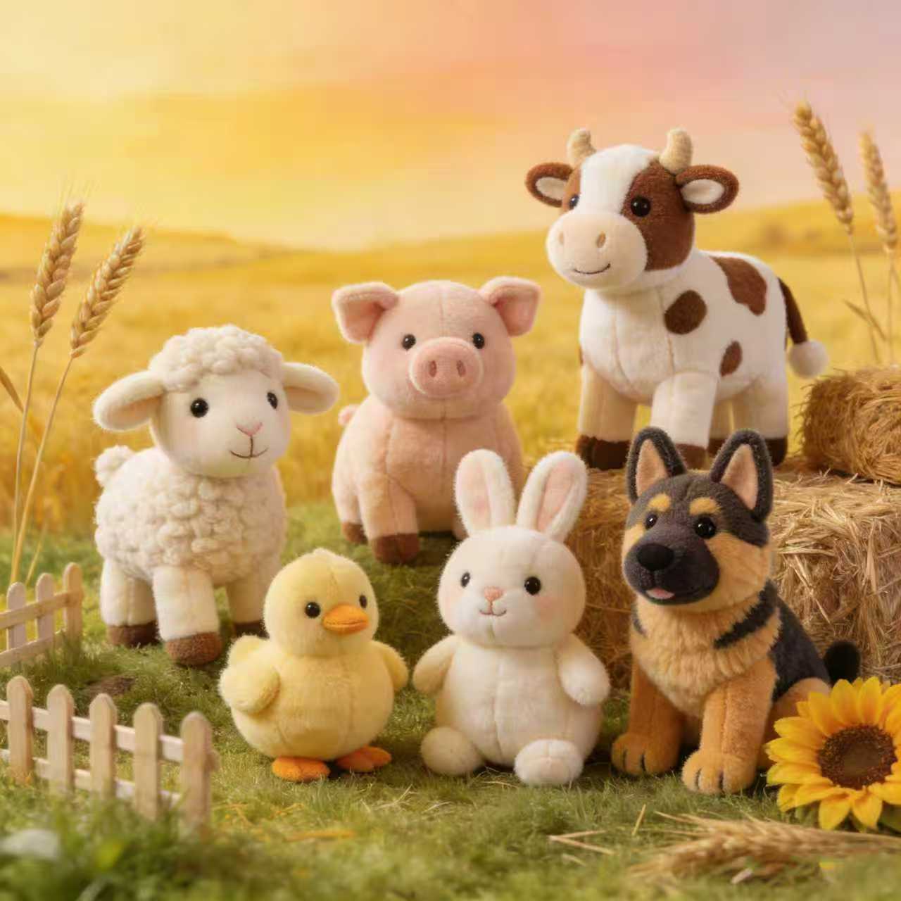 Custom Land Animal Plush Toys