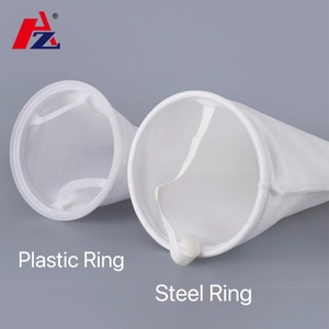 Sıcak satış sanayi plastik halka kaynaklı filtreli sıvı torbası Polyester PP/PE/naylon örgü 0.1 5 25 100 mikron sıvı torbası filtreler