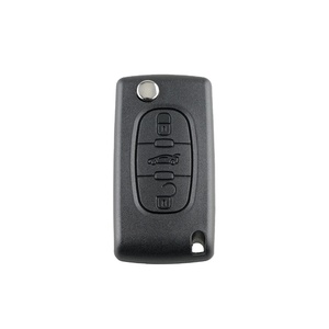 3 Buttons VA2 Blade Flip Folding Entry Car <strong>Remote</strong> Key Case Shell Cover for PEUGEOT <strong>207</strong> 308 307cc Auto Parts - Product Image 1