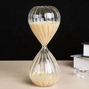 Phong cách tùy chỉnh hiện đại đầy màu sắc 30 60 phút kính thời gian lập trình đồng hồ cát hẹn giờ cho trang trí nội thất - Product Image 4