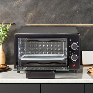 Horno portátil de 9L/12L con potencia de 750W, control de temperatura ajustable y temporizador de Permanencia Para tostar y hornear. - Product Image 6