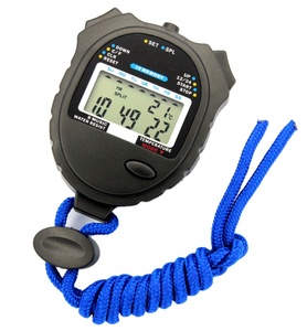 Cronometro sportivo digitale con retroilluminazione colorata professionale da 10 lap memory con display lcd della temperatura FW9043 - Product Image 4