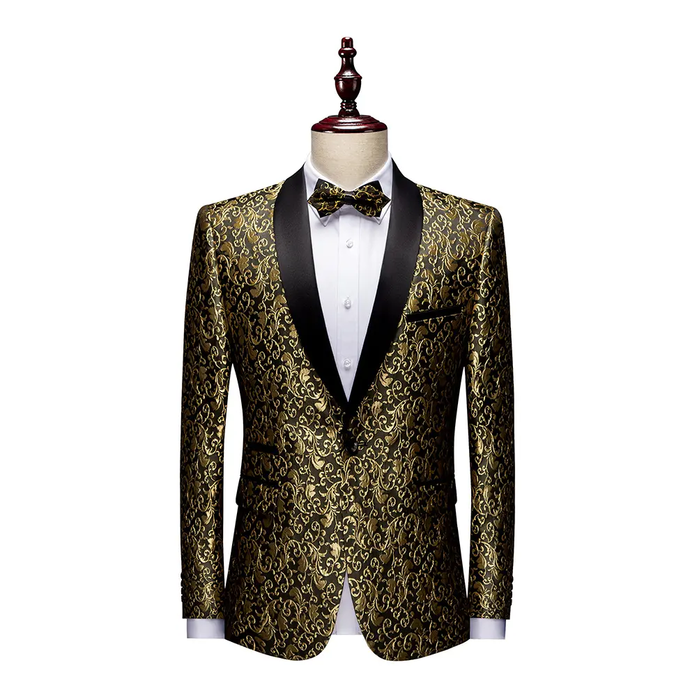 Trajes de esmoquin de lujo de alta calidad de talla grande y Blazer boda negocios novio Slim Fit trajes de hombre para hombres