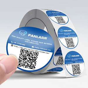 Etiqueta de código bidimensional de datos variables personalizada, pegatina de código bidimensional impermeable y resistente a los arañazos de alta calidad - Product Image 1