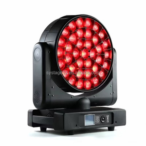 חדש סופר בהיר 37 * 40w rgbw 4in1 b עין k25 הוביל זום שטיפת אור הראש