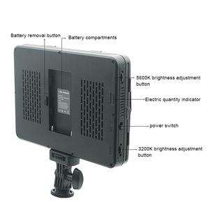 Sıcak LED-528AS profesyonel fotoğraf aydınlatma kiti televizyon fotoğraf taşınabilir iki renkli Led stüdyo ışığı için Video stüdyoları - Product Image 4