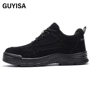 GUYISA绝缘10KV工作服系列防砸防刺黑色达标塑料鞋头安全鞋 - Product Image 6