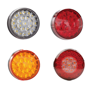 12V OD 80mm yuvarlak LED çok fonksiyonlu römork ışık dalgıç tekne römorku yaprak makası kuyruk/stop/gerçek gösterge ışığı motosiklet için - Product Image 5