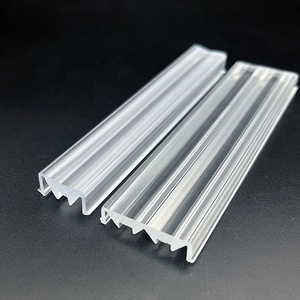 Bming Optical Customized Dimension Wide Beam Extruded <strong>Led</strong> Lens Cover Plastic Linear Lens Light Accessories - Product Image 5