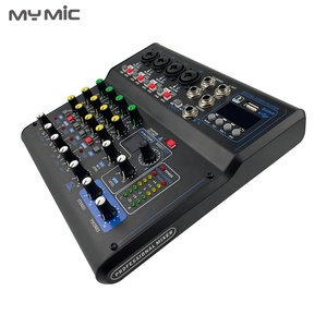 MY MIC MG8 Professional DJ Digital Mixer <strong>Audio</strong> <strong>Interface</strong> Console <strong>8</strong> Channel <strong>Audio</strong> Sound Cards &amp; Mixers for Karaoke Singing Speech - Product Image 2