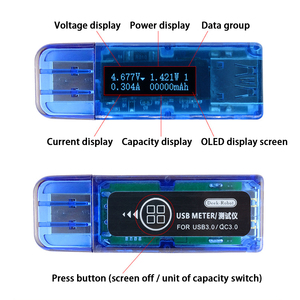 Tester 3.0 OLED USB per voltaggio a quattro posizioni e misuratore di corrente per alimentazione portatile - Product Image 5