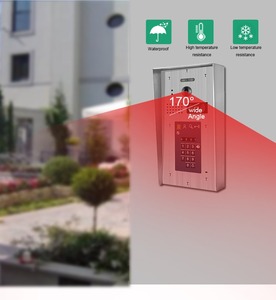 Sistema de intercomunicación de videoportero de 7 pulgadas con 2 cables, equipado con timbre de videoportero con cámara para varias familias