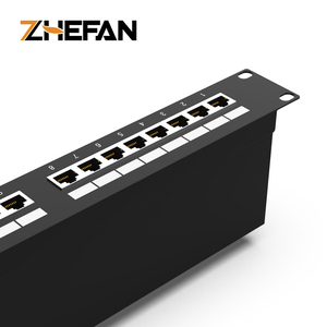 浙凡RJ45 FTP屏蔽网络布线19英寸1U 24端口6类配线架STP FTP 6类rj45配线架 - Product Image 4