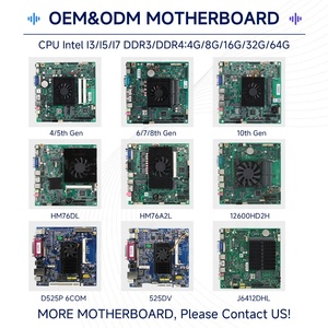 6 puertos COM Pantalla LVDS Medidores inteligentes Control PLC Dispositivos médicos Atom D525 Procesador Industrial Mini-ITX Placa base - Product Image 4