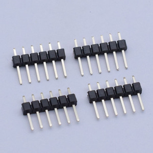 Supporto di acquisto One-stop personalizzazione 6Pin 2.54mm Pcb singola riga inserto dritto connettore di intestazione Pin maschio - Product Image 1