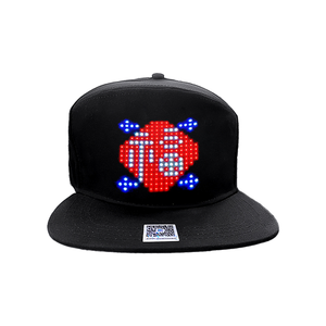 RGB Color Light up <strong>LED</strong> Cap Multi Language <strong>LED</strong> Display Hat Scrolling Message Display Panel Eye-catching Luminous <strong>Led</strong> Flashing Hat - Product Image 1
