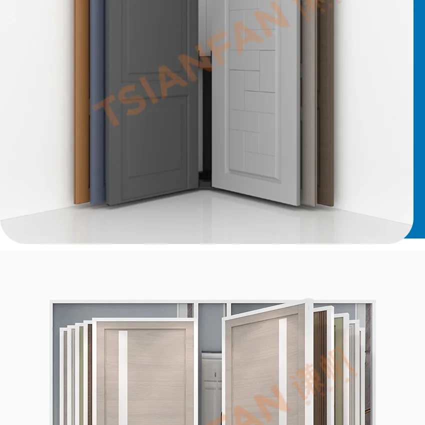 Tsianfan High Quality Customized Page-Turn Wooden Door Frame Wood Door Displays Book Wing Turning Type Doors Display Stand Rack