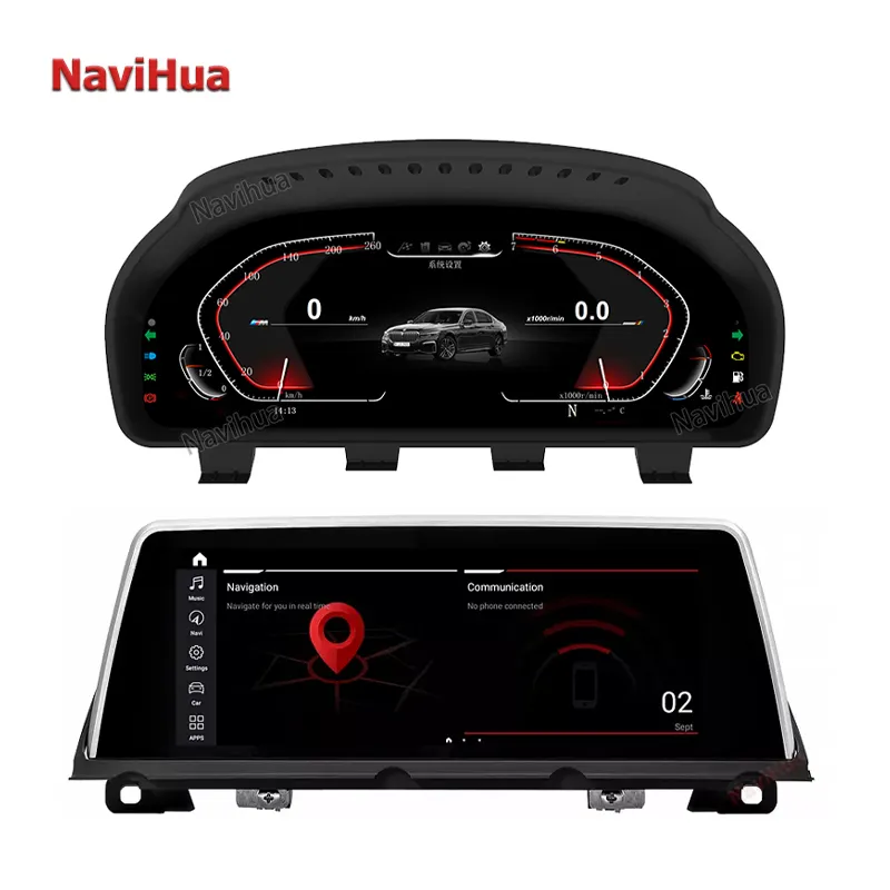 Navihua Digital Traço LCD Instrumento Cluster Android Carro Vídeo DVD Player Navegação GPS AutoRadio para BMW Série 7 F01 F02 09-15