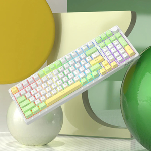 Ajazz Teclado mecánico para juegos con cable Interruptores rojos LED RGB Usb USB Tipo C Tecnología China Venta al por mayor Teclas PBT para teclado - Product Image 4