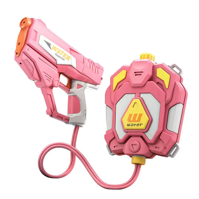 2024 caldo nuovo Design ad alta potenza zaino pistola ad acqua i bambini giocano all'aperto acqua guerra pistola elettrica ad acqua giocattoli