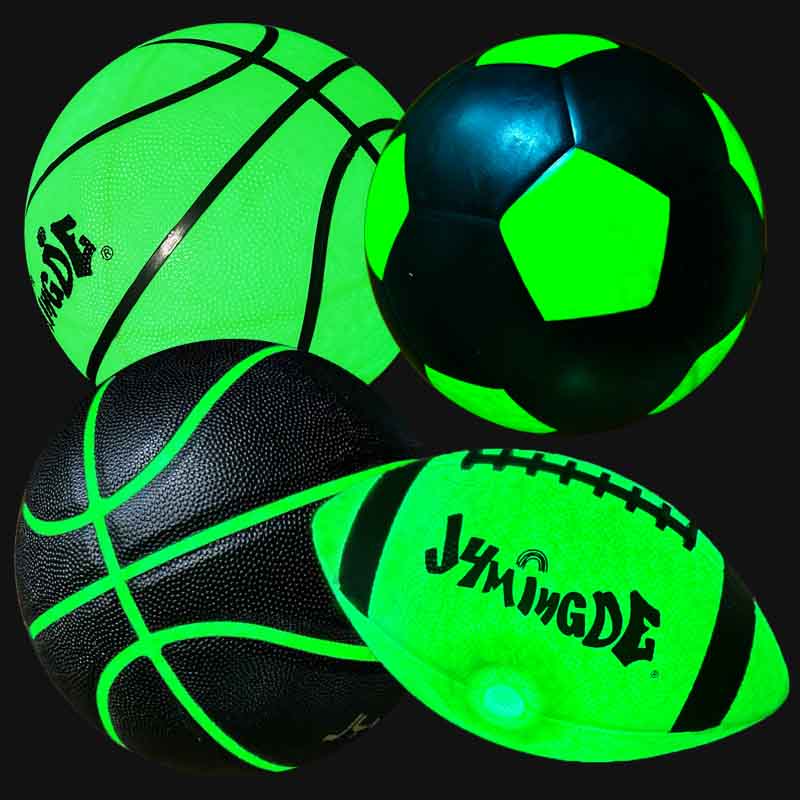 Baloncesto resplandor verde