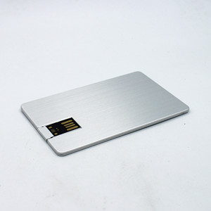 MP-001定制设计信用卡u盘厂家直销128gb金属银行卡u盘 - Product Image 6