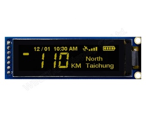 Grafik-LCD-Anzeige modul OLED Graphic COG PCB, 256x64, 2,08 "LCD 25664