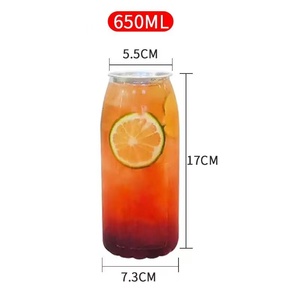 أكواب بلاستيكية للحلوى كوب تعبئة عصير الليمون للاستعمال مرة واحدة مع أغطية حاويات صلصة الشاي قهوة عصير - Product Image 4